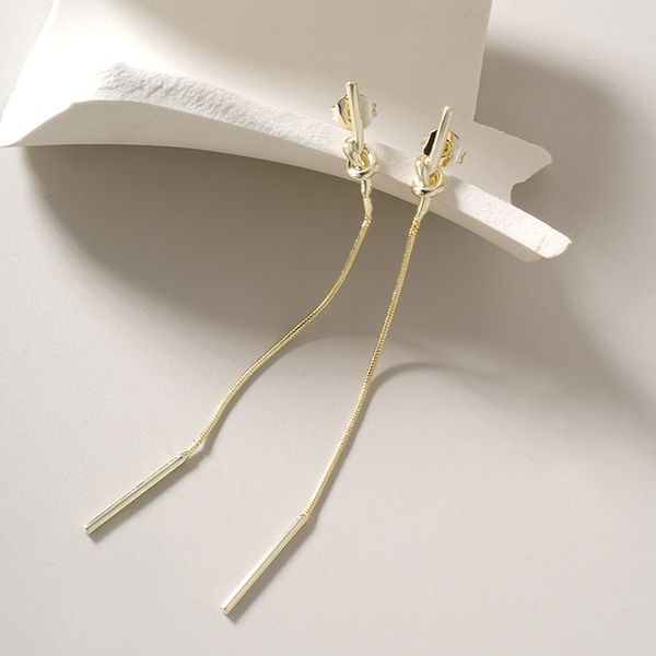 Golden Line Earrings